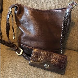 Brighton Leather Bucket Bag